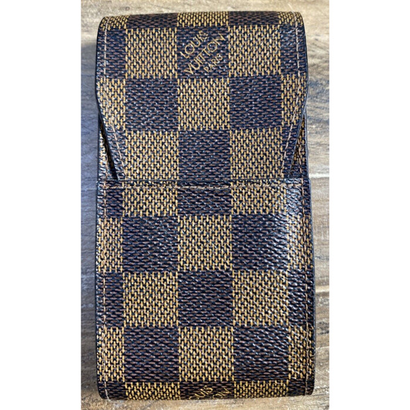 Authentic Louis Vuitton Damier Cigarette Case Brown CT2132 - Picture 1 of 11